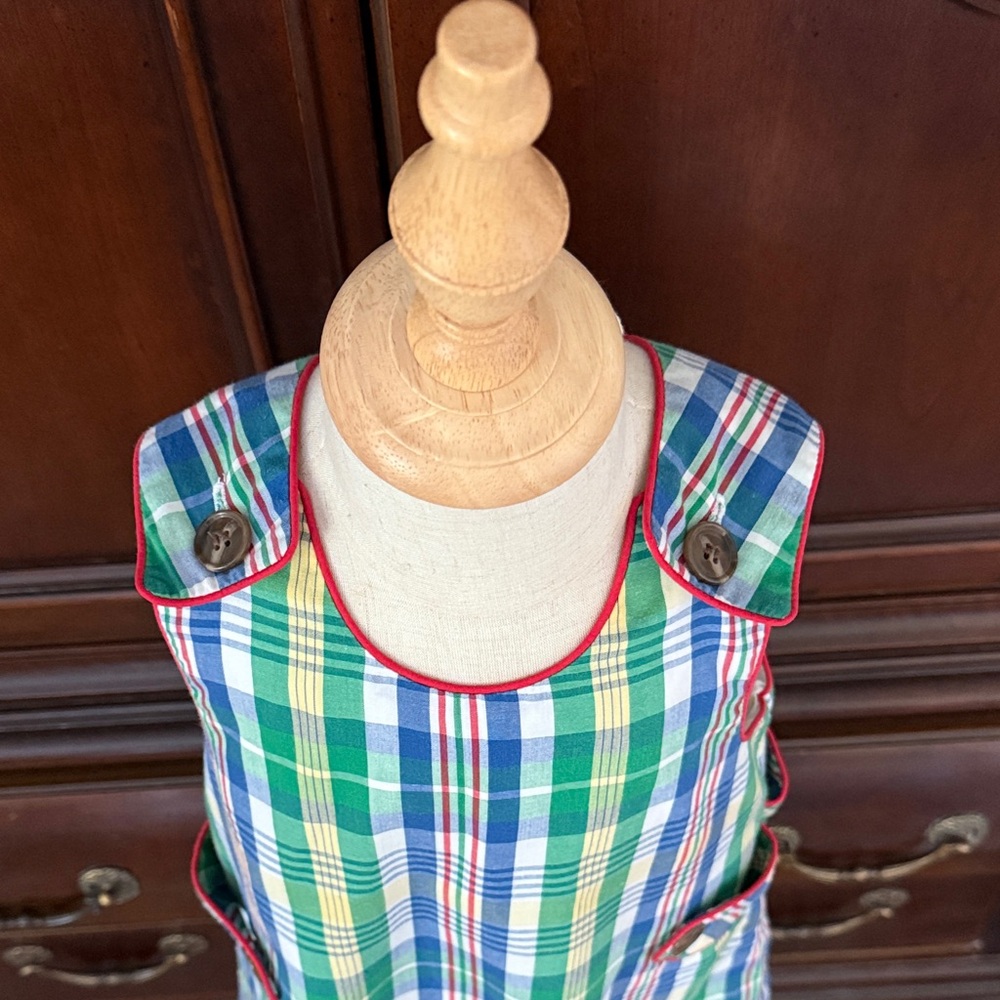 Girls THE BEAUFORT BONNET COMPANY Plaid Dress ***read size*** - Picture 3 of 6